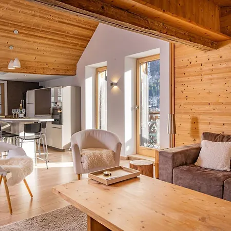 Toits Des Pecles Stunning Views Walkable Location Parkinggarage 아파트 샤모니