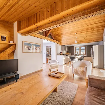 Toits Des Pecles Stunning Views Walkable Location Parkinggarage 아파트 샤모니
